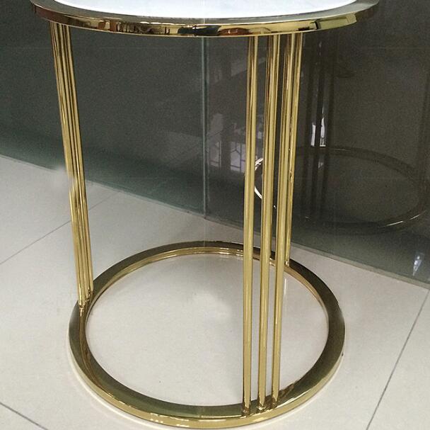 Decoração de vidro de bronze/do ouro sala de visitas da mesa de centro para o quarto do hotel 1