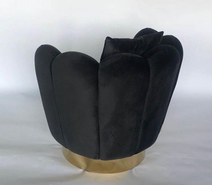 Poltrona luxuosa do Recliner da tela moderna de veludo de 76*76*85CM 1