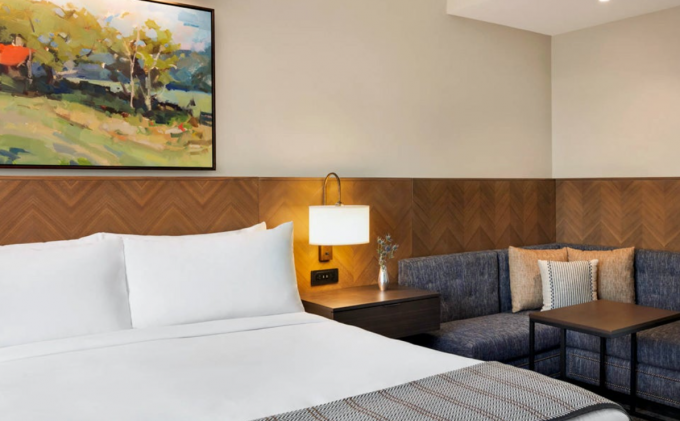 Grupo de quarto real luxuoso do OEM para o projeto da mobília do hotel 0