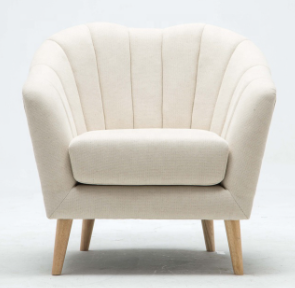 O único projeto luxuoso moderno da forma da poltrona de Seat estofou 1