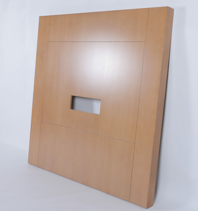 Painel de TV de madeira para móveis de hotel comercial de luxo 2