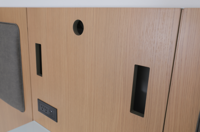 ACC Acessível QQ Headboard Com Cama de Noite Anexado 2