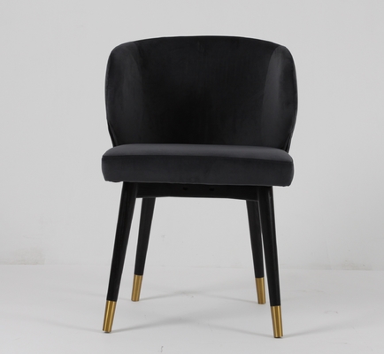 comprar A sala de jantar preta da mobília da tela de veludo preside luxuoso Fabricação em linha