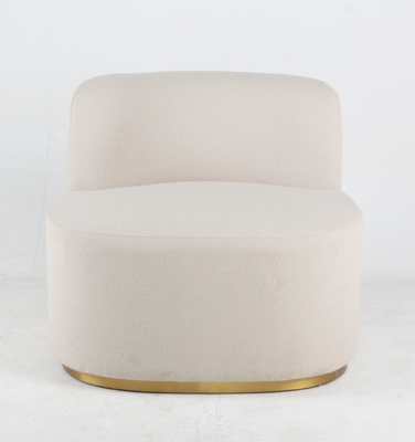comprar Da cadeira branca do lazer do acento do Boucle da tela da sala de visitas estilo moderno Fabricação em linha