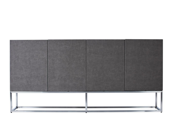comprar Armário de Grey Veneered Panels Hotel Room com base do metal Fabricação em linha