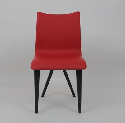 comprar Metal de jantar de couro da cadeira do restaurante nórdico de estofamento de Lxury vermelho Fabricação em linha