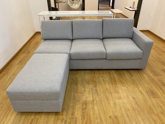 comprar Sala de visitas moderna feita sob encomenda Sofa With Solid Wood Frame da tela de veludo Fabricação em linha