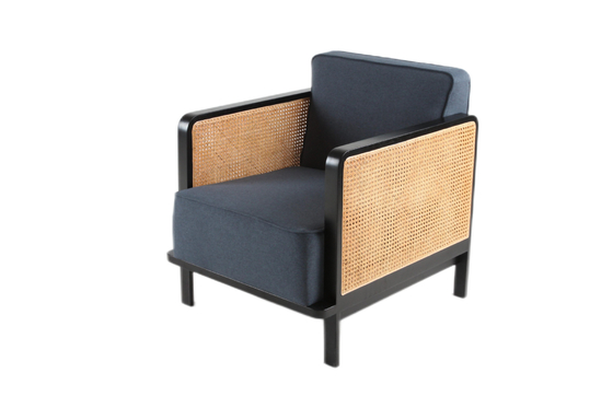 comprar Espreguiçadeiras de tecido de linho com encosto encurvado Móveis luxuosos para hotéis Star Fabricação em linha