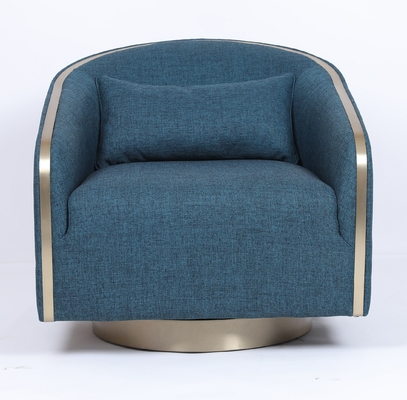 comprar Moderno e confortável tecido azul lounge poltrona sofá para quarto de hotel Fabricação em linha