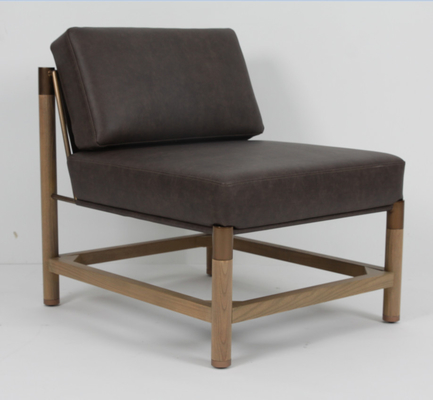 comprar Espreguiçadeira de design moderno em madeira maciça de carvalho quarto de hotel com detalhes em metal Fabricação em linha