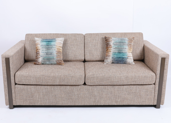 comprar Braço de madeira estofado em tecido Sofá queen hotel sofá-cama luxo design moderno Fabricação em linha
