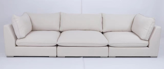comprar Sofá moderno personalizado na sala de estar com tecido de estrutura de madeira Fabricação em linha