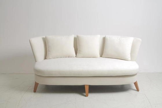 comprar Tela moderna elegante de veludo com quadro de madeira Sofa Set For Home Furniture Fabricação em linha