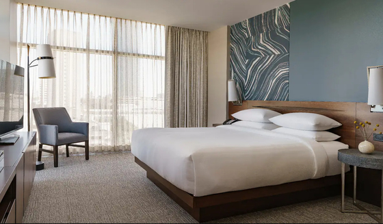 Bom preço Conjunto de quarto de hotel móveis de madeira usados ​​móveis de hotel de luxo para venda on-line