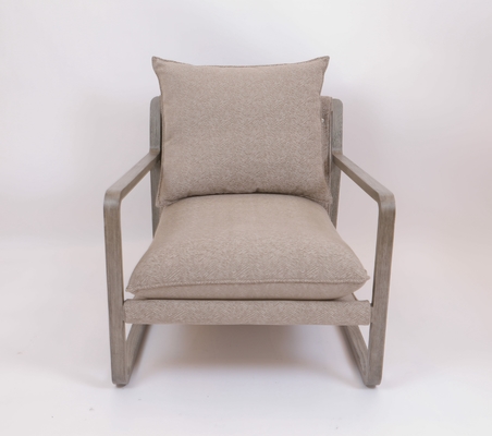 comprar Base de aço inoxidável contínua da cadeira de sala de estar da madeira de carvalho do quarto do hotel Fabricação em linha