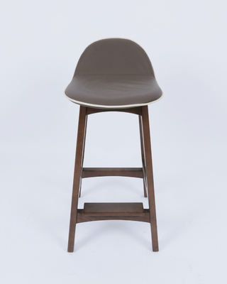 comprar Vinil luxuoso de Barstool da madeira maciça para o restaurante da sala de jantar Fabricação em linha