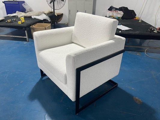 comprar O quadro moderno do metal estofou a cadeira de sala de estar personalizada Fabricação em linha