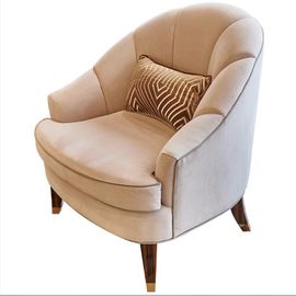 comprar Sofás da sala de visitas de estofamento da tela, parte alta de madeira da cadeira de sala de estar do hotel Fabricação em linha