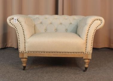 comprar Sofás europeus da sala de visitas do estilo, veludo esmagado antigo Sofa Oak Wood Fabricação em linha