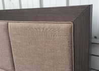 Upholstered Hotel Style Headboards , MDF Wood Bed Backboard With Double Dowel