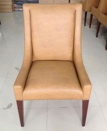 comprar O vinil amarelo estofou cadeiras da sala de jantar da mobília com Neilheads, brilho de 60% Fabricação em linha