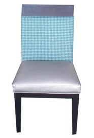 comprar Cadeiras modernas da sala de jantar da mobília da madeira maciça azul para restaurantes, revestimento do plutônio Fabricação em linha