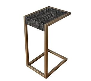 comprar A mesa de centro de madeira C de bronze da sala de visitas do ISO deu forma ao folheado lateral do carvalho da tabela Fabricação em linha