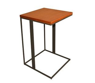 comprar Mesa de centro da sala de visitas do revestimento do revestimento do pó preto com quadro de aço inoxidável Fabricação em linha