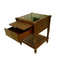 comprar 1 madeira superior da noz das tabelas de cabeceira do hotel da pedra da gaveta para a sala de visitas Fabricação em linha