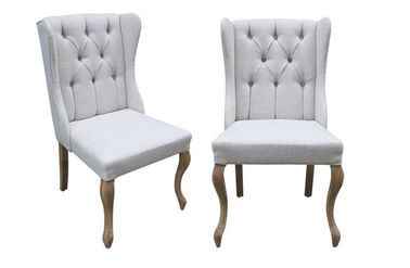 comprar Cadeiras de madeira da tela do carvalho cinzento americano do estilo, cadeira de jantar adornada feita sob encomenda Fabricação em linha
