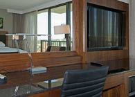 HIgh End 5 Star Hotel Furniture Bedroom Sets , Hospitality Case Goods Oak / Walnut Wood