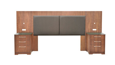 comprar Cabeceiras modernas do estilo do hotel da cama de rainha do vinil terminadas inteiramente para a mobília do quarto Fabricação em linha