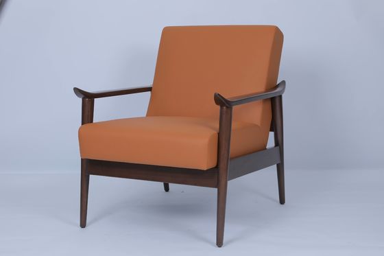 comprar Cadeiras Vintage Hospitality Lounge Cadeira de Braço Laranja Queimada Carvalho Fabricação em linha
