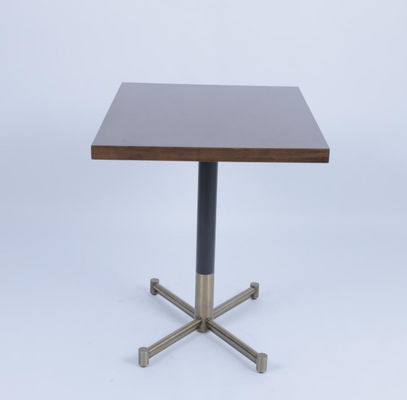 comprar Mesa de cama de madeira com base de aço inoxidável luxo moderno Fabricação em linha