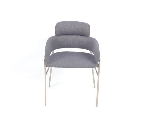comprar Cadeira de lazer de pernas de aço inoxidável para sala de estar moderna Fabricação em linha