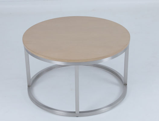 comprar Madeira sem dobragem Modern Round Coffee Table Lobby Fabricação em linha