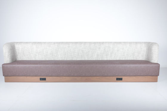 Bom preço Estilo americano de madeira maciça sala de estar simples fila reta cabine on-line