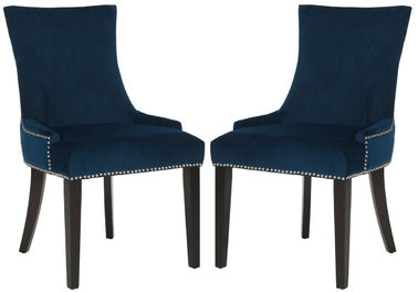 comprar Elevação moderna americana do estilo do modelo novo para trás com a cadeira de jantar de madeira da tela de linho dos neilheads do slver Fabricação em linha