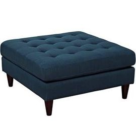 comprar O botão americano do banco do armazenamento do otomano do quarto do estilo do quadrado adornou a base de madeira de linho Fabricação em linha