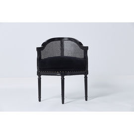 comprar Cadeiras pretas da sala de jantar da mobília de veludo, cadeiras de jantar contemporâneas da parte alta Fabricação em linha