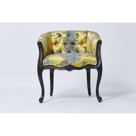 comprar Cadeiras modernas da sala de jantar da tela especial luxuosa da impressão do vintage com braços Fabricação em linha