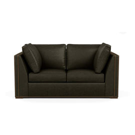 comprar Sala de visitas de linho Sofa Upholstered French Sofa do quadro de madeira da tela da parte traseira de quadrado Fabricação em linha