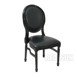 comprar A mobília do quarto do hotel de luxo de Eventing curvou a resina traseira Louis Chair preto Fabricação em linha
