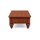 Customized Solid Maple Wood Living Room Coffee Table Two Deep Drawers Storage