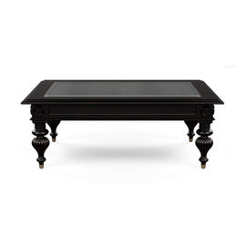 comprar Mesa de centro de tecelagem da sala de visitas do Rattan de madeira de mogno antigo com parte superior de vidro moderada Fabricação em linha