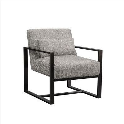 comprar Cadeiras luxuosas ocasionais de aço inoxidável pretas da sala de visitas Fabricação em linha