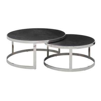comprar O assentamento de aço inoxidável da parte superior redonda moderna da madeira de carvalho apresenta 20mm Fabricação em linha