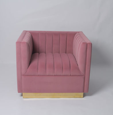 comprar Único sofá adornado da sala de visitas veludo moderno Fabricação em linha