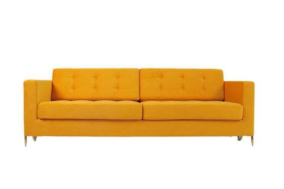 comprar Tela moderna Sofa Couch de veludo da sala de visitas 2240x960x820mm Fabricação em linha