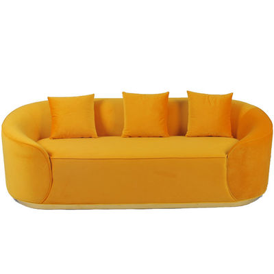 comprar Veludo Sofa With Metal Base da tela da sala de visitas Fabricação em linha